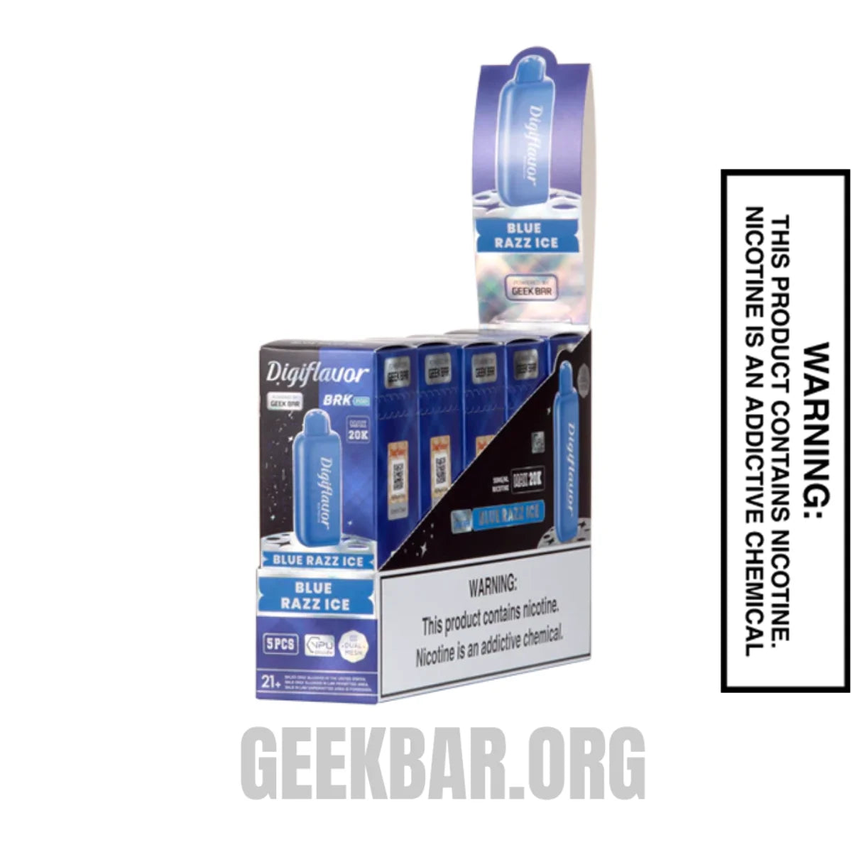 Blue Razz Ice Digiflavor BRK Disposable Pod With Bundle Pack Blue Razz Ice Digiflavor BRK Disposable Pod With Bundle Pack