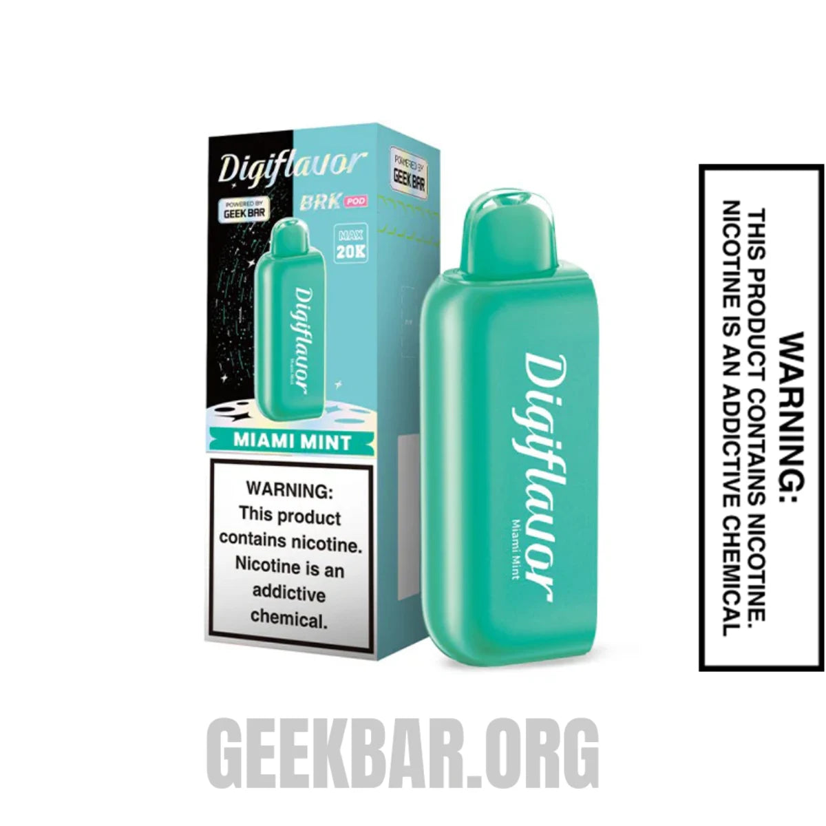 Miami Mint Digiflavor BRK Disposable Pod with package box Miami Mint Digiflavor BRK Disposable Pod with package box