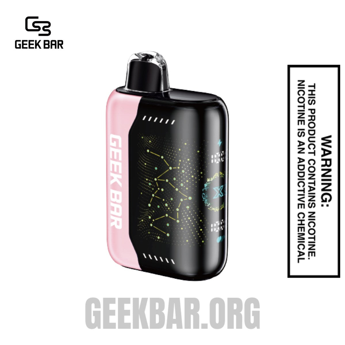 Strawberry B-Pop Geek Bar Pulse X Zero Nicotine Vape Strawberry B-Pop Geek Bar Pulse X Zero Nicotine Vape