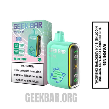 Blow Pop Geek Bar Pulse Disposable Vape With Package Box