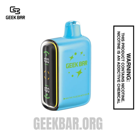 Blue Razz Ice Geek Bar Pulse Zero Nicotine Vape
