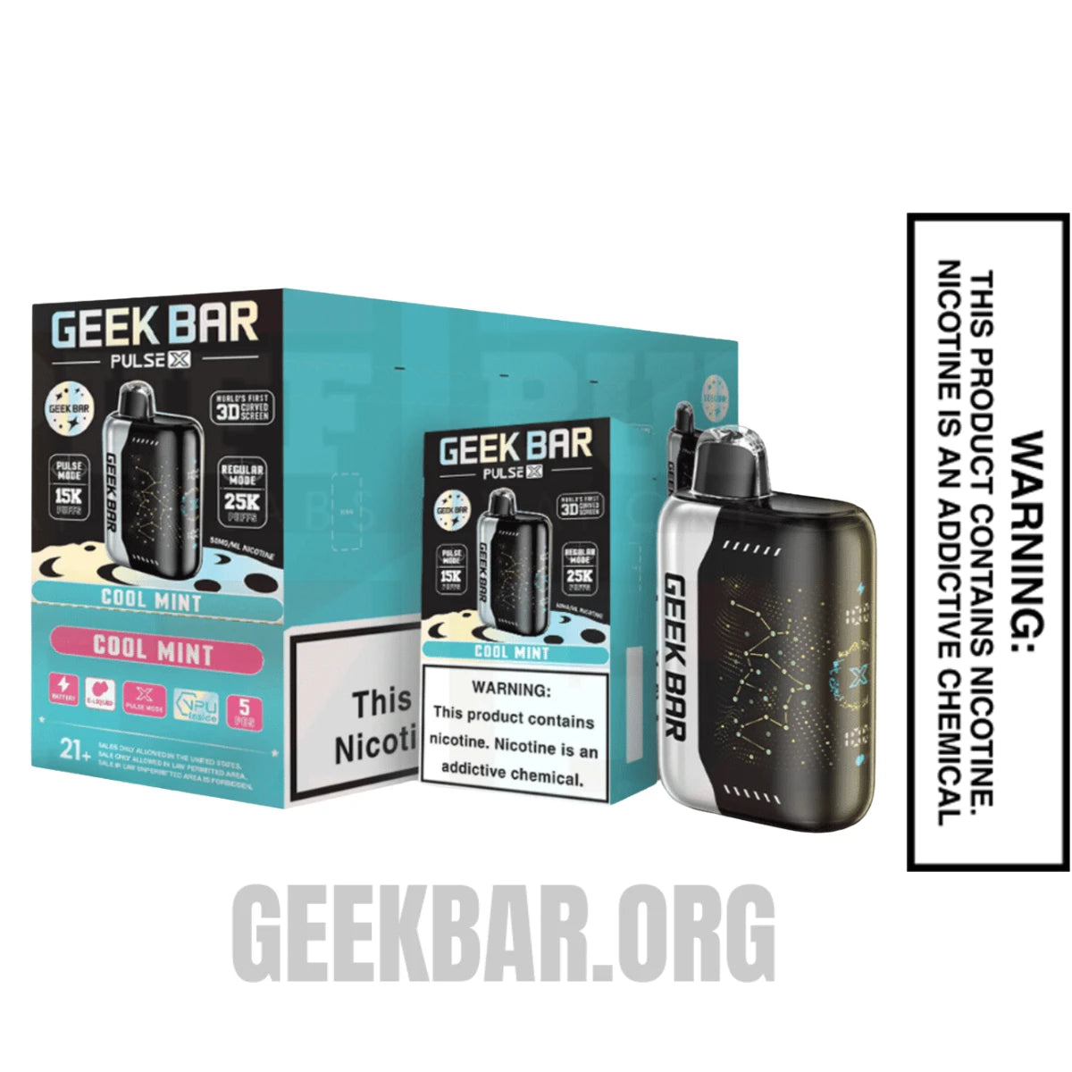 CoolMintGeekBarPulseXDisposableVapewithBundlePack