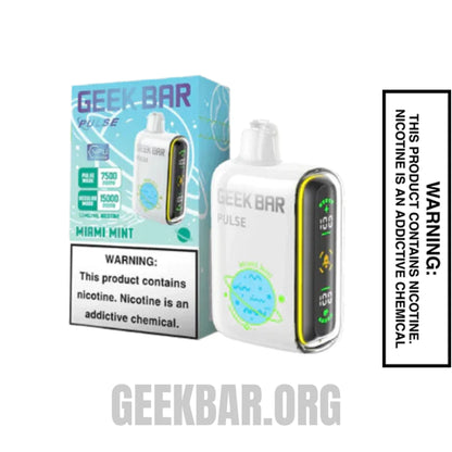 Cool Mint Geek Bar Pulse Vape Package Box