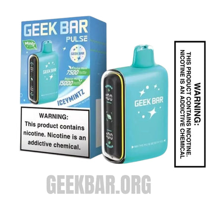 IceyMintzGeekBarPulseDisposableVapeWithPackageBox