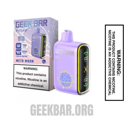 Meta Moon Geek Bar Pulse Disposable Vape Package Box