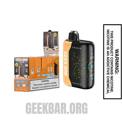 Orange Fcuking Fab Geek Bar Pulse X Disposable Vape with Bundle Pack