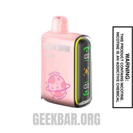 Peach Ice Geek Bar Pulse Vape