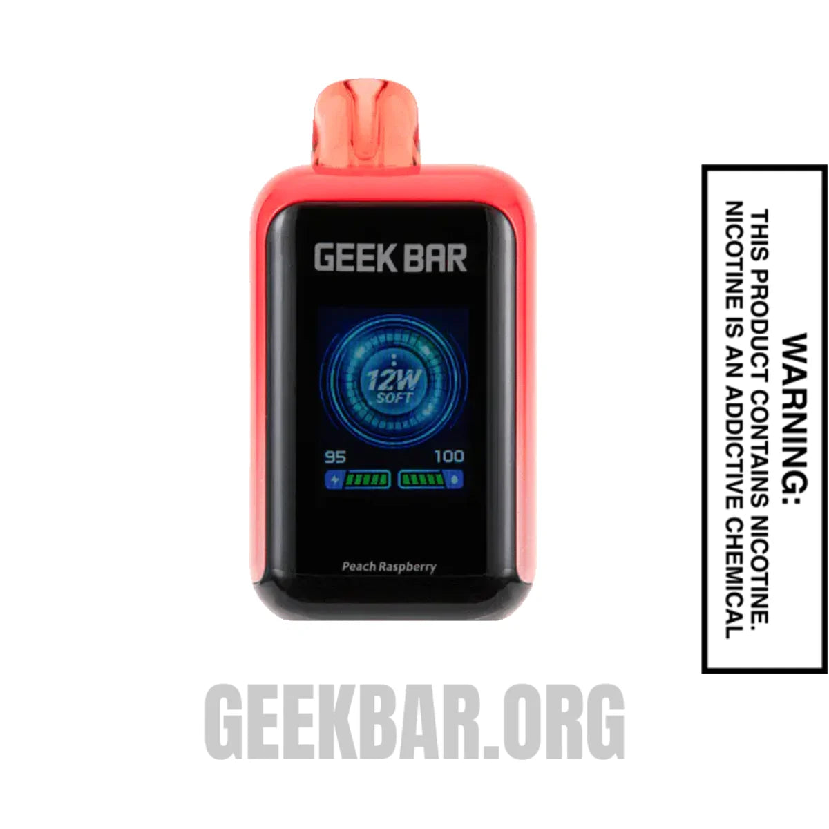 Peach Raspberry Geek Bar Skyview Disposable Vape