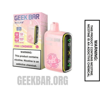 Pink Lemonade Geek Bar Pulse Frozen  Edition Vape Package Box