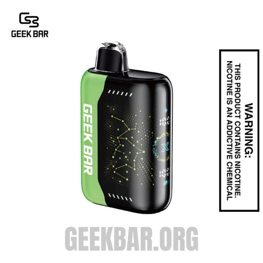 Sour Apple Ice Geek Bar Pulse X Zero Nicotine Vape