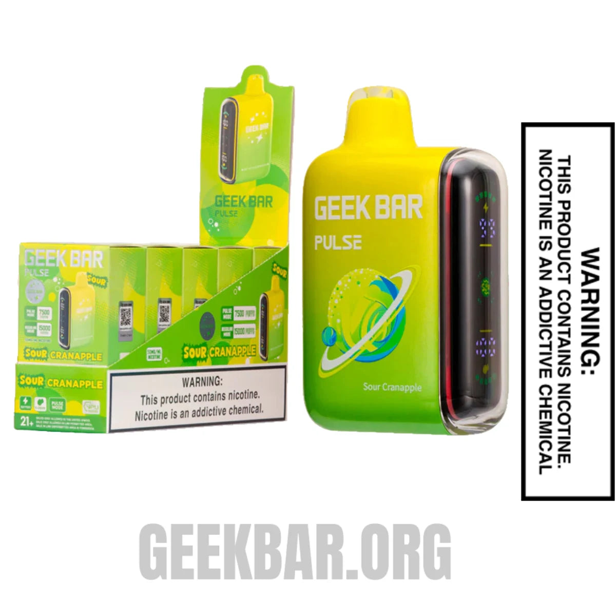 SourCranappleGeekBarPulseDisposableVapewithBundlePack