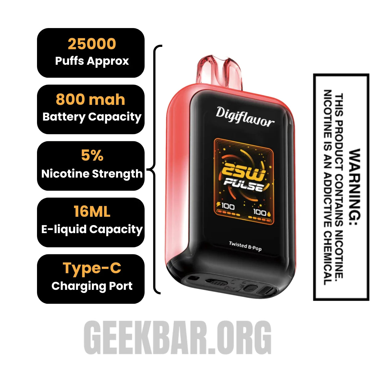 TwistedB-PopDigiflavorSKYDisposableVapeSpecifications