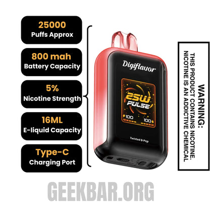 TwistedB-PopDigiflavorSKYDisposableVapeSpecifications