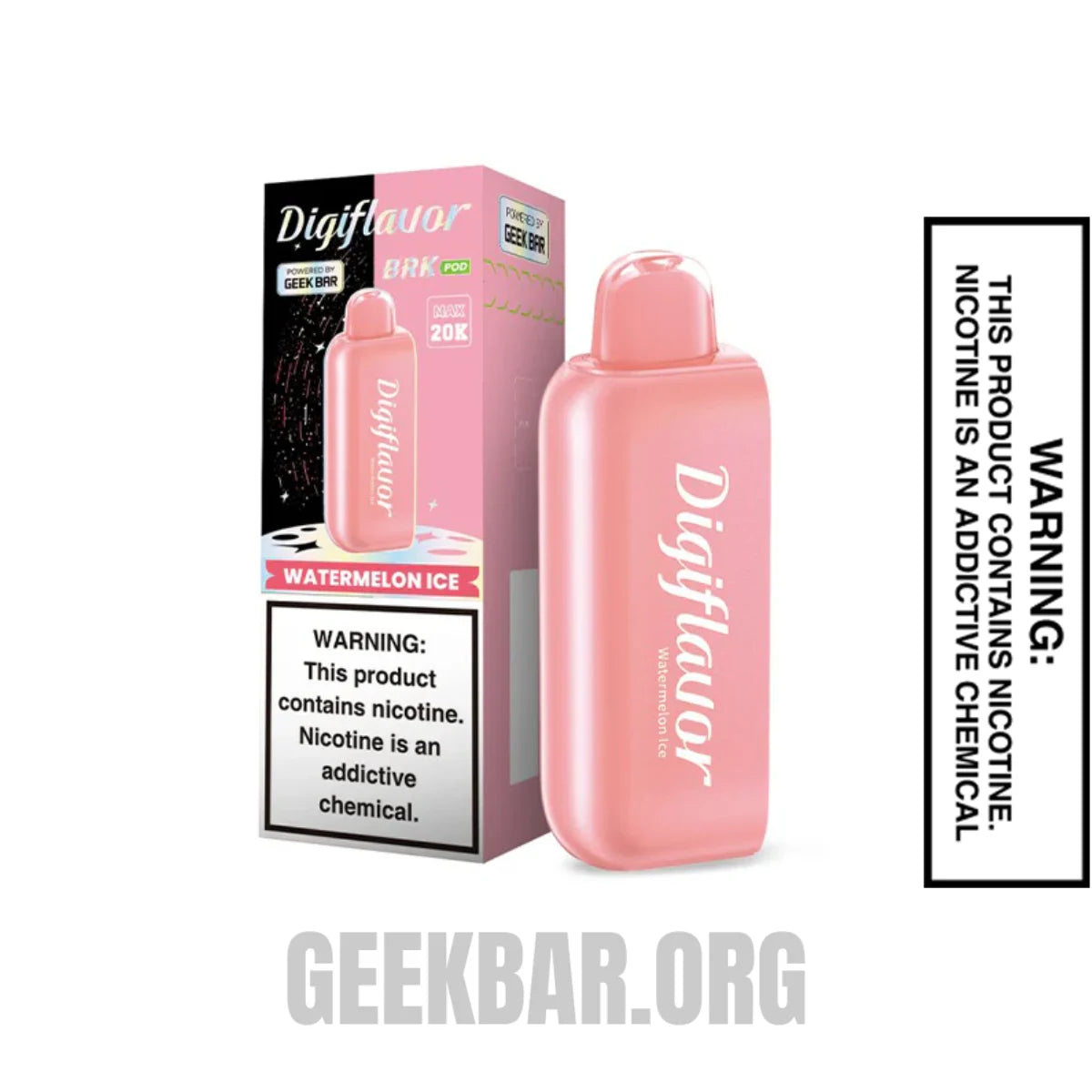 Watermelon Ice Digiflavor BRK Disposable Vape with package box