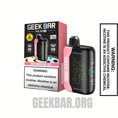 Watermelon Ice Geek Bar Pulse X Disposable Vape With Package Box