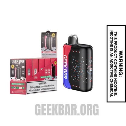 Watermelon Ice Geek Bar Pulse X Disposable Vape with Bundle Pack